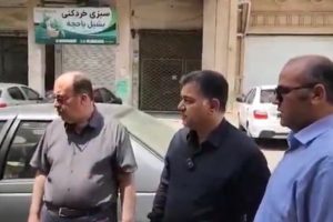 بازدید پودینه شهردار ملارد از خیابان نیما مارلیک