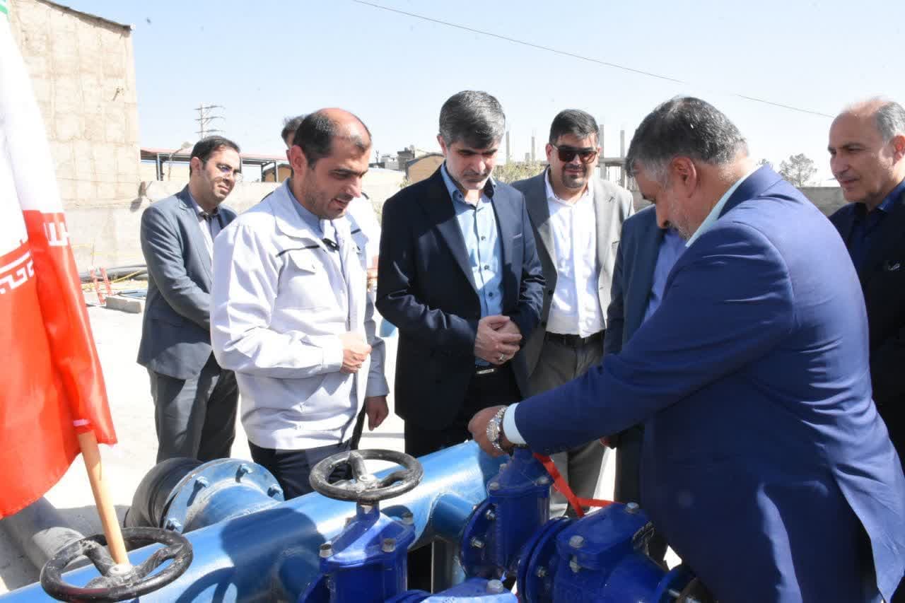 بهره‌برداری از مخزن ۲ هزار مترمکعبی آب در شهرک صنعتی صفادشت