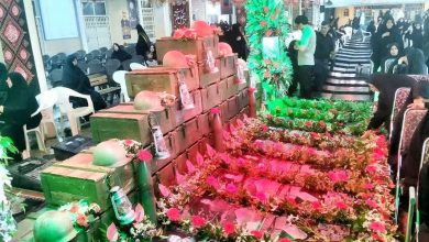 مراسم چهلمین روز شهادت «اقتدار» در شهرستان ملارد برگزار شد