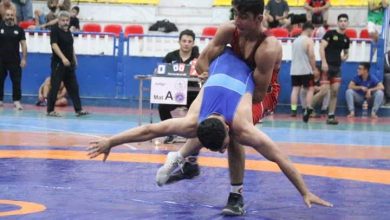 کسب مقام سوم تیم کشتی ملارد در مسابقات 8 جانبه کشتی