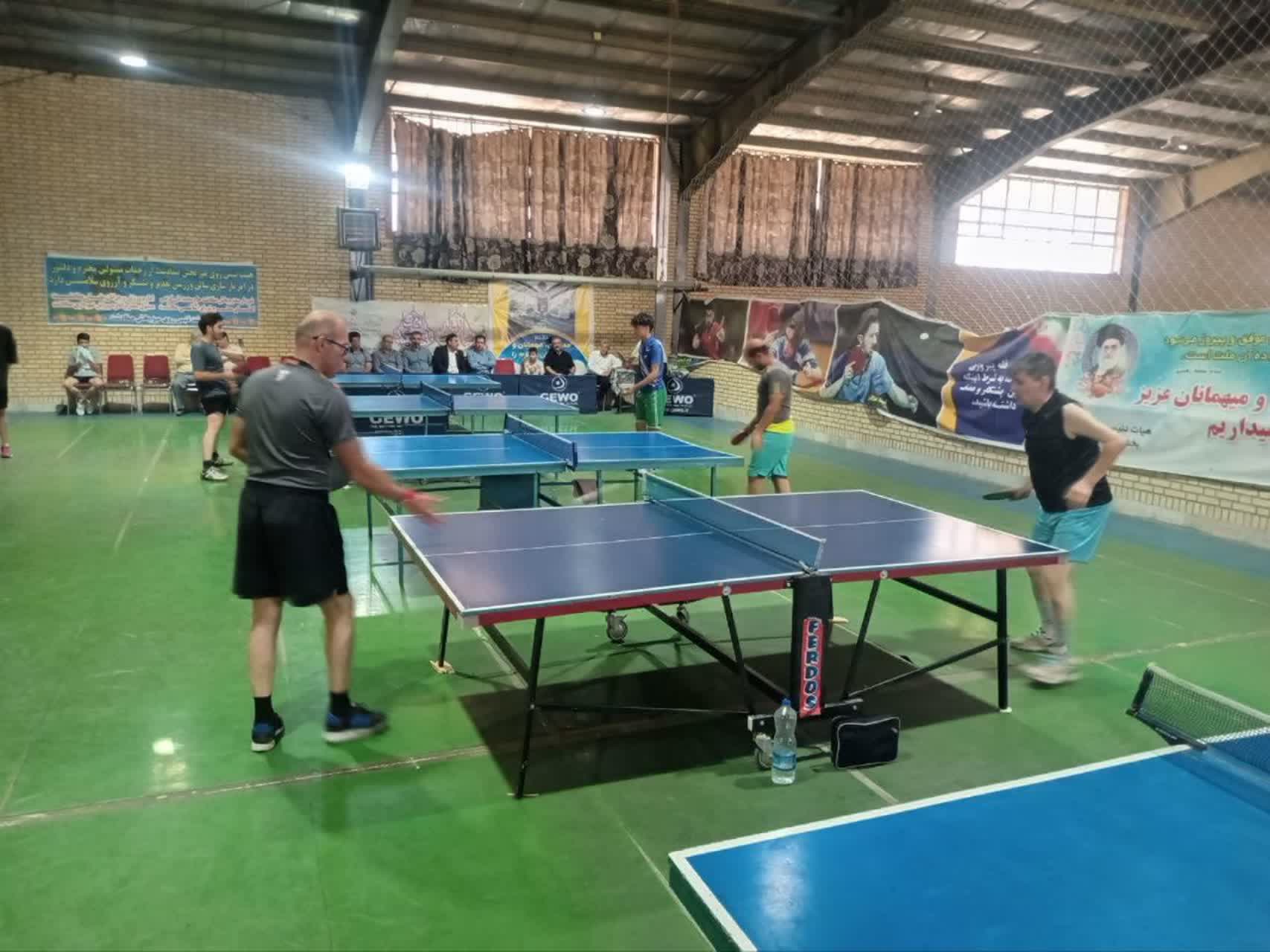 برگزاری اولین دوره مسابقات تنیس روی میز المپیاد ورزشی روستایی در شهرصفادشت