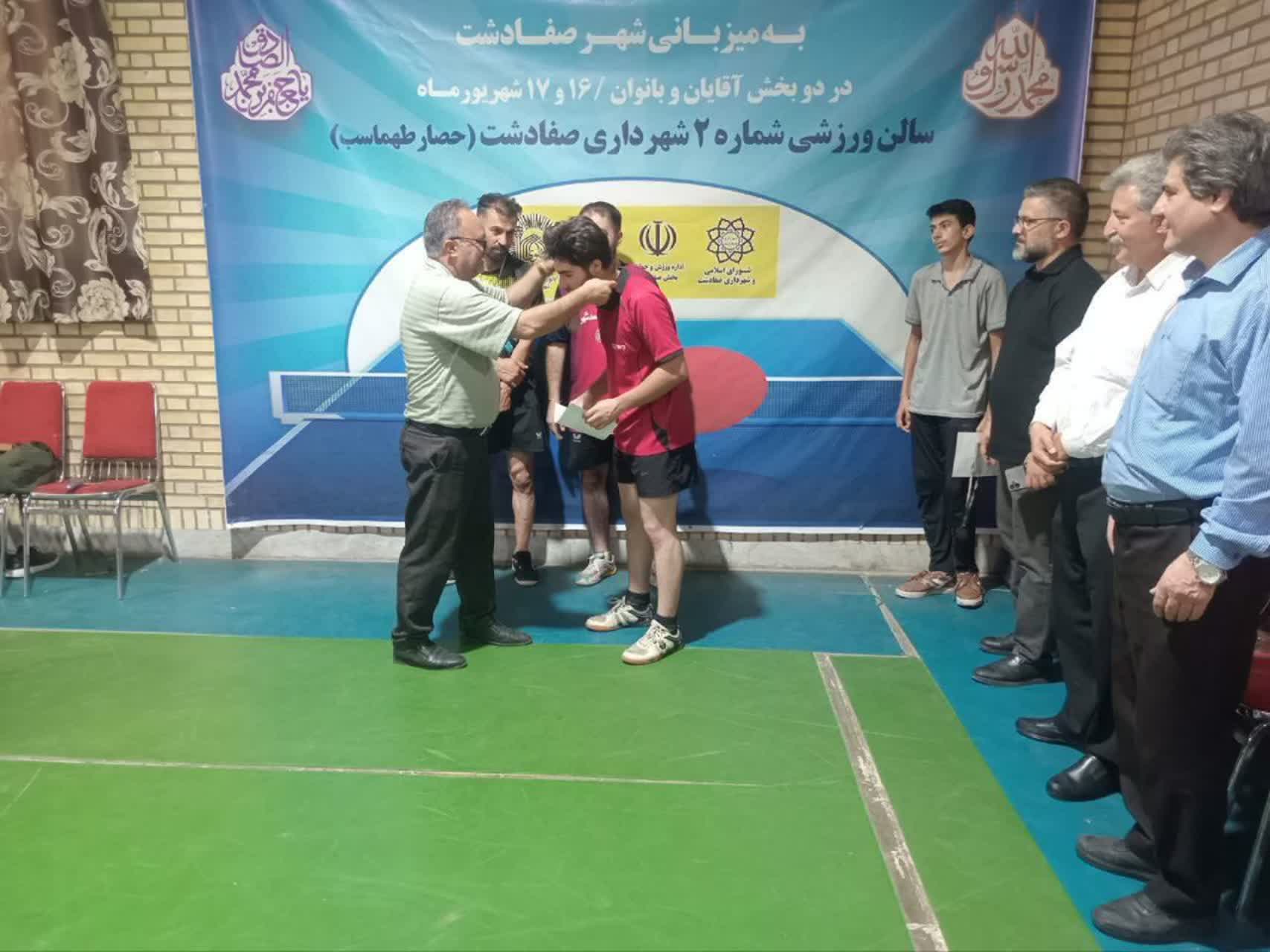 برگزاری اولین دوره مسابقات تنیس روی میز المپیاد ورزشی روستایی در شهرصفادشت