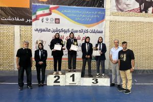 برگزاری مسابقات قهرمانی کاراته کیوکوشین ماتسویی بانوان استان تهران در صفادشت