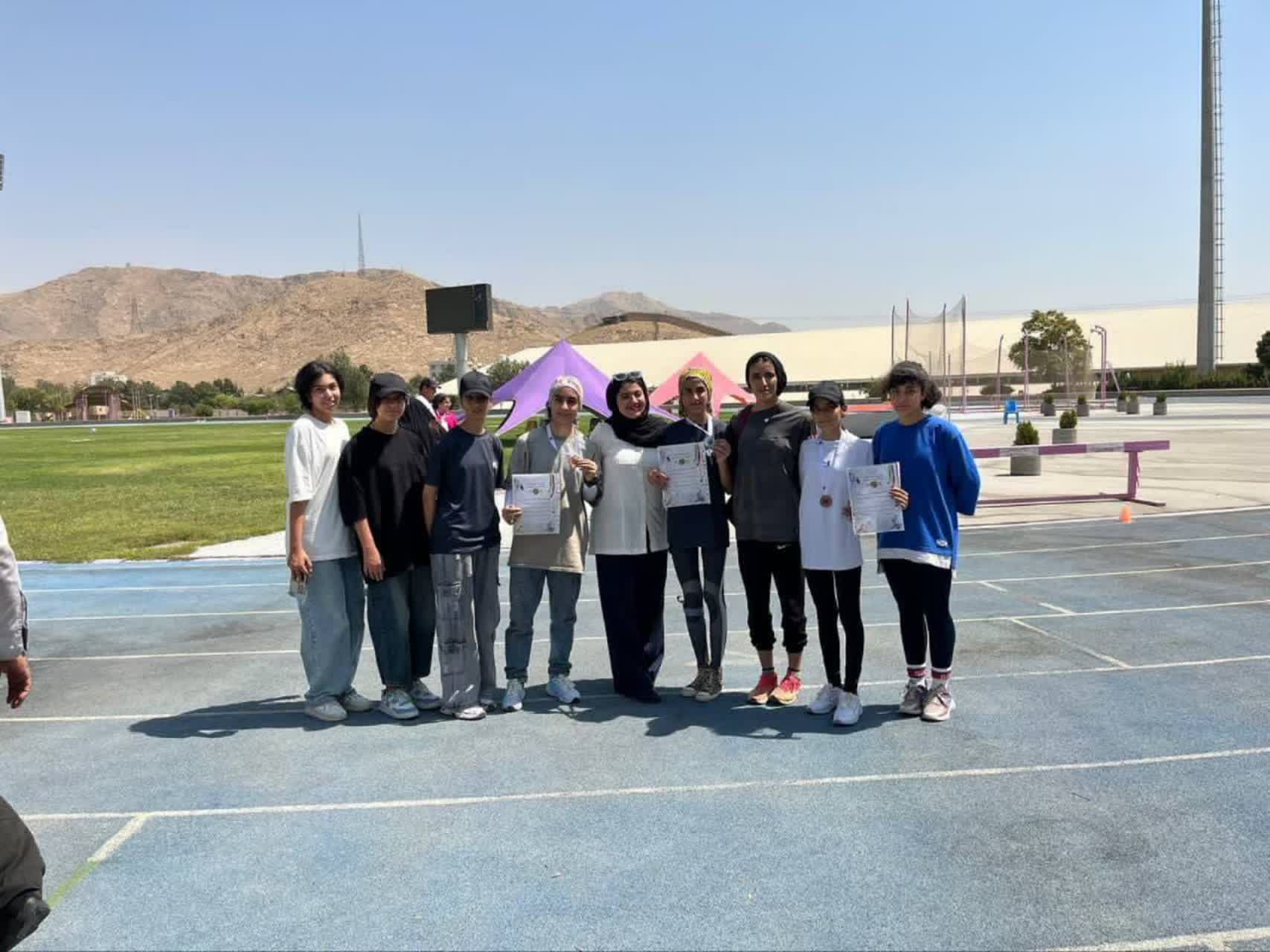 درخشش دختران ملاردی در المپیاد استعدادهای برتر دوومیدانی استان تهران