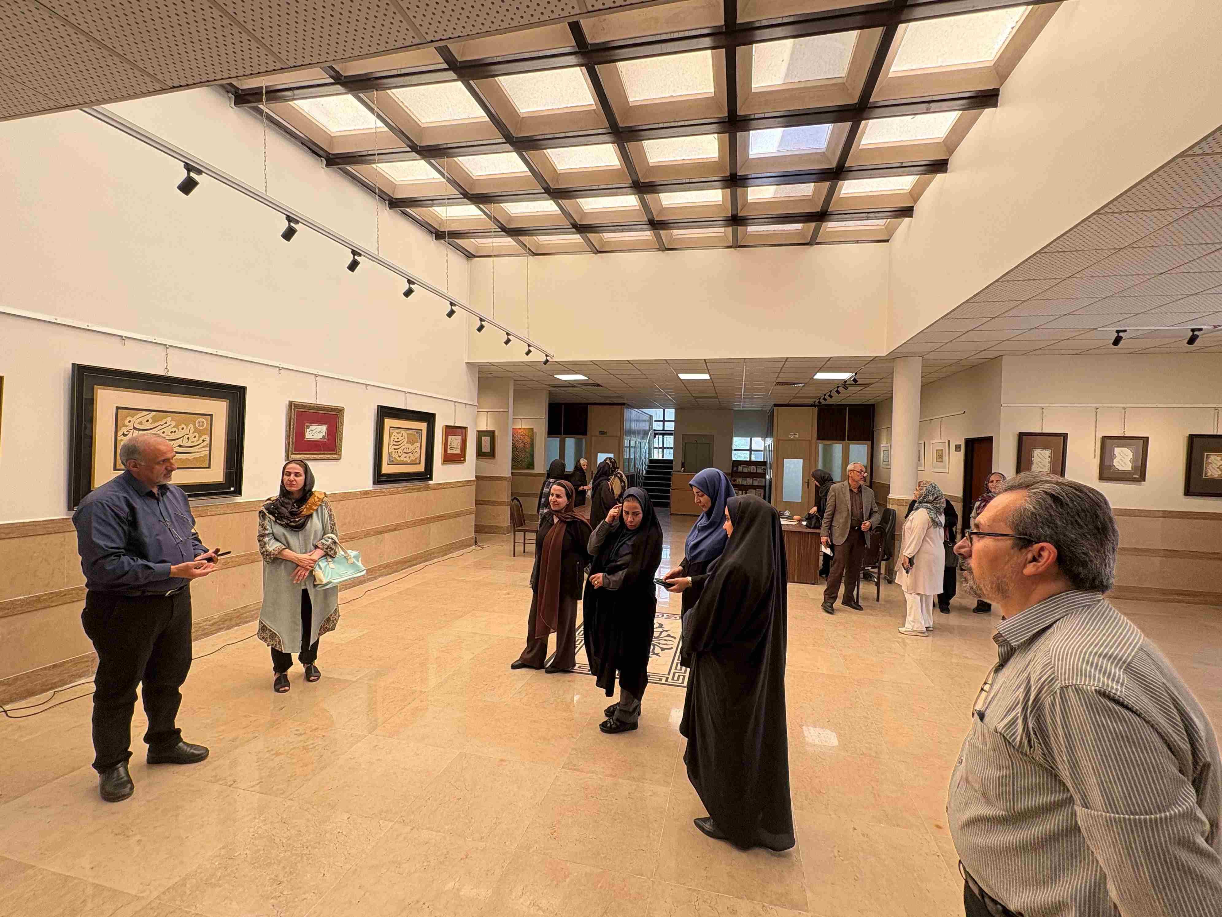 درخشش میراث مکتوب ایران در نمایشگاه بزرگ خوشنویسی شهرستان ملارد