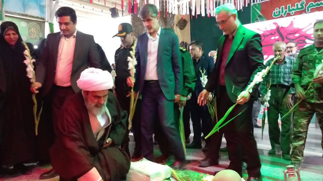 مراسم گلباران و عطرافشانی مزار شهدای شهرستان ملارد