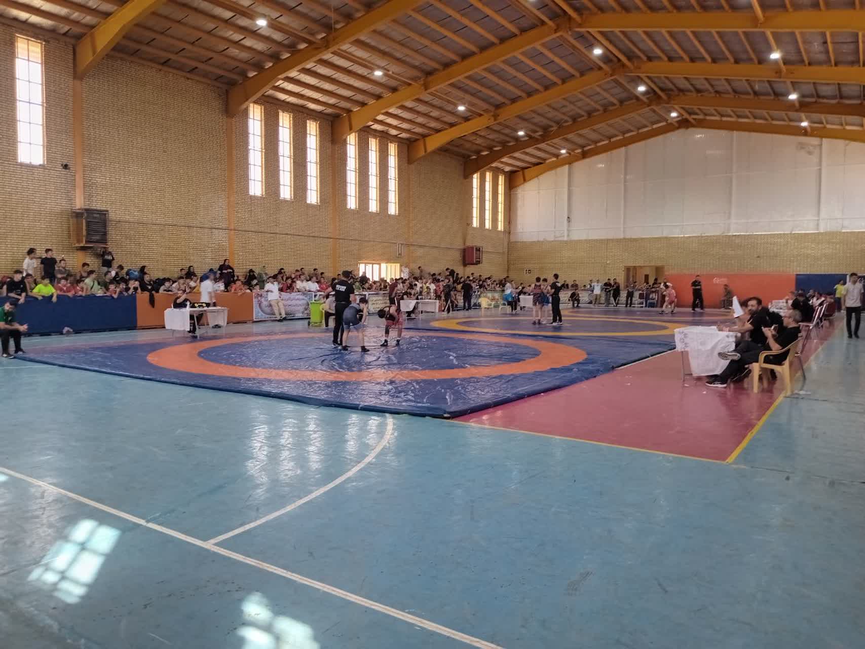 نخستین المپیاد ورزشی روستایی صفادشت با حضور ۲۷۰ کشتی‌گیر نونهال برگزار شد