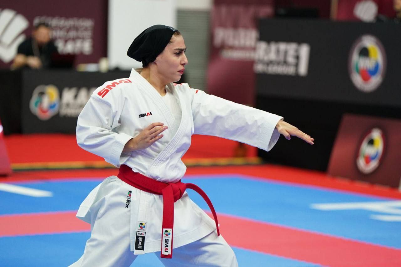 فاطمه صادقی مسافر مسابقات جهانی کاراته شد