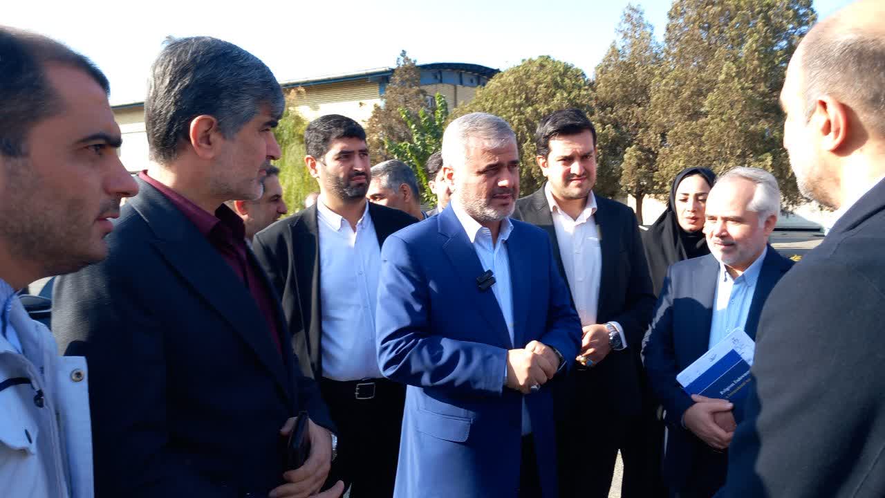 بازدید رئیس کل دادگستری استان تهران از واحد‌های تولیدی شهرک صنعتی صفادشت شهرستان ملارد