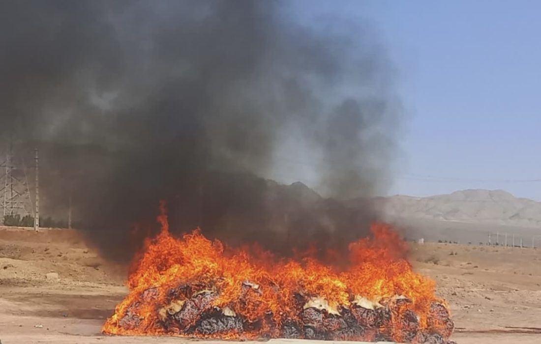 بیش از ۳ تن موادمخدر در شهرستان ملارد امحاء شد