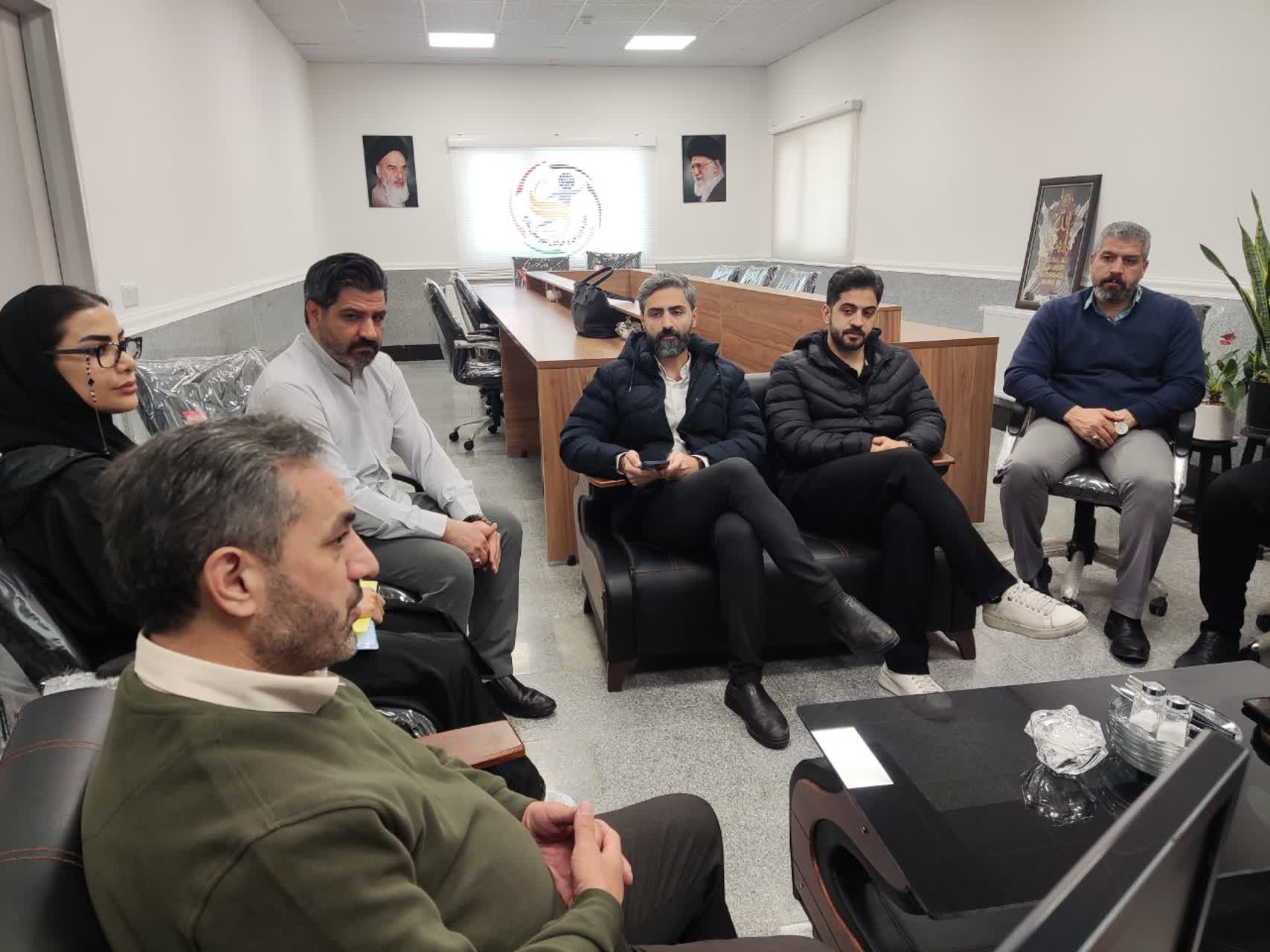 حضور رئیس هیات والیبال تهران در ملارد