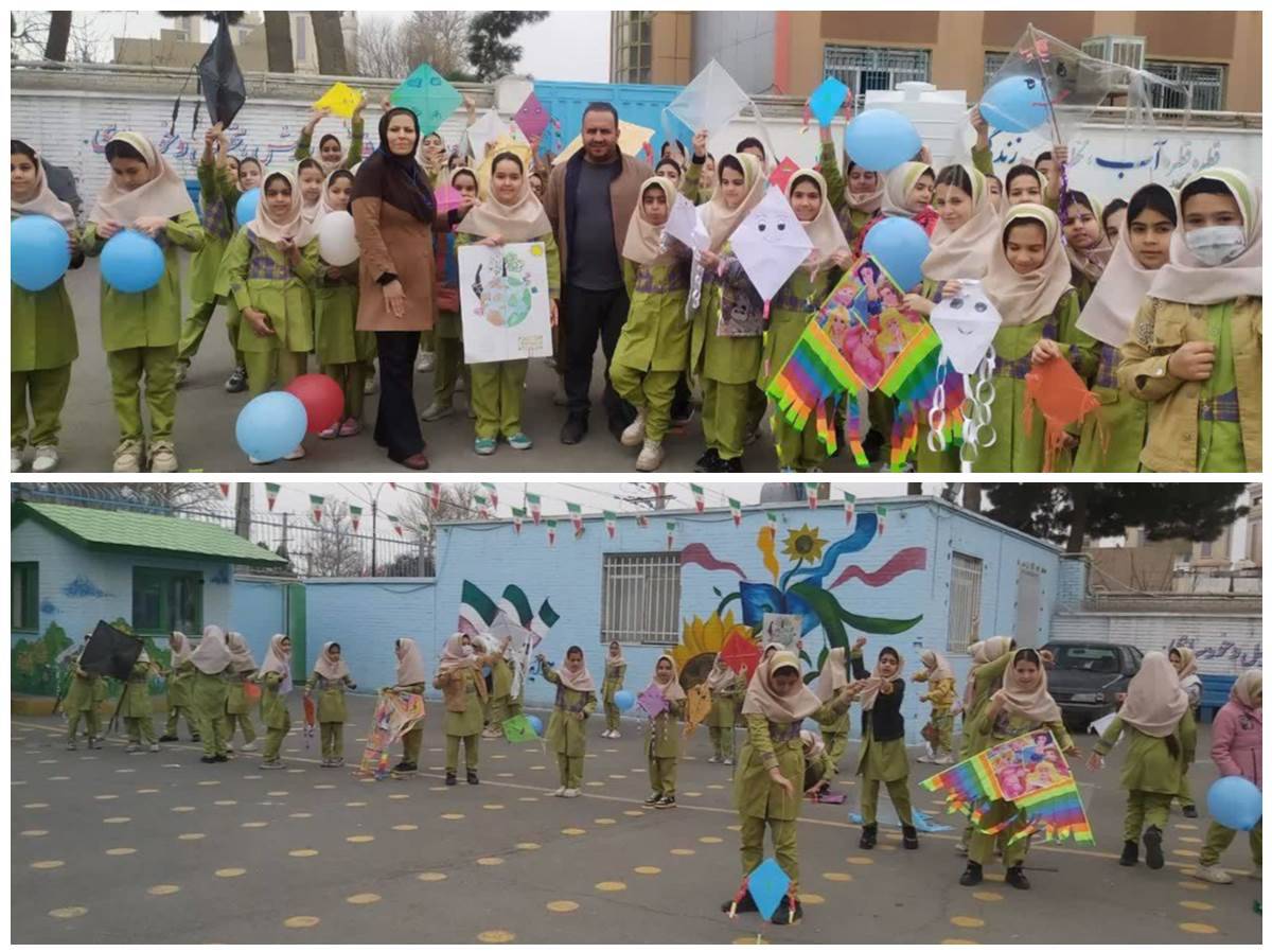 جشنواره پرواز بادبادک ‌ها با محوریت آموزش محیط زیست در ملارد برگزار شد