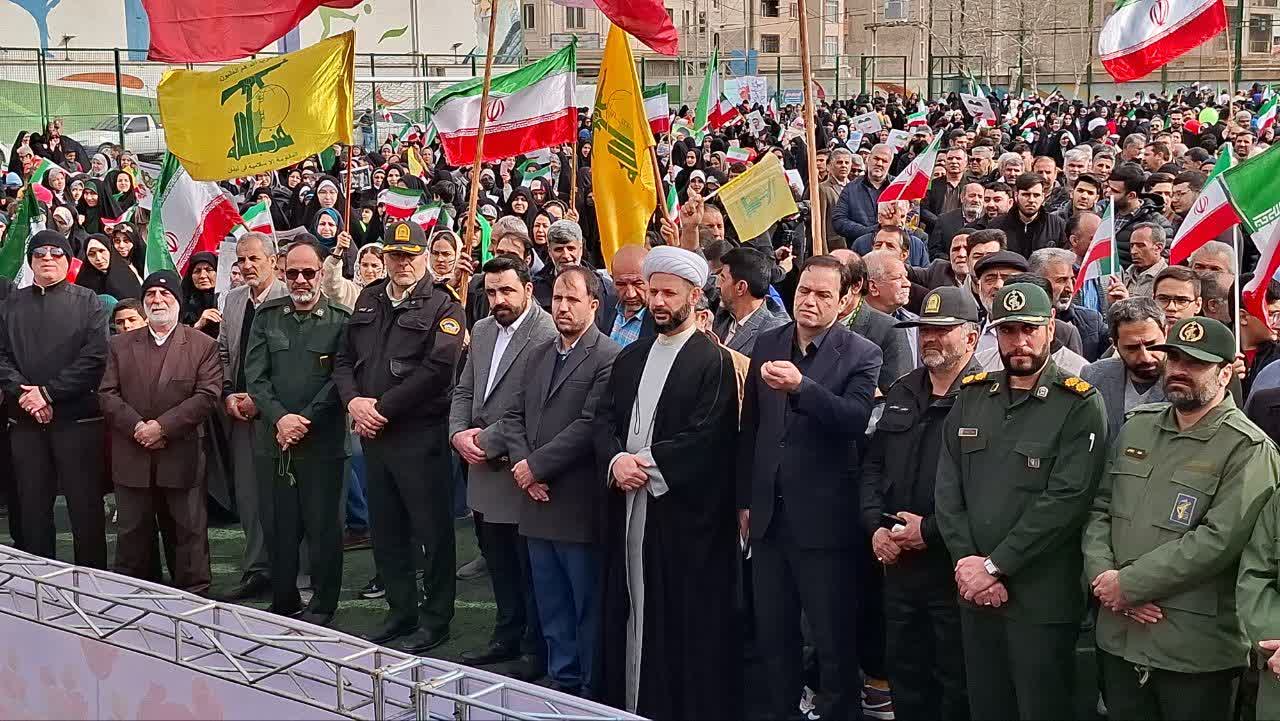 حماسه حضور مردم ملارد در راهپیمایی 22 بهمن