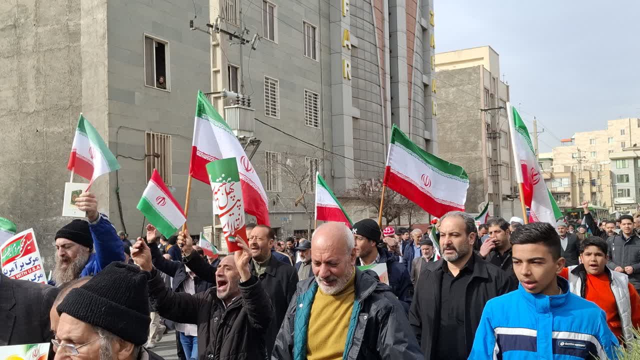 حماسه حضور مردم ملارد در راهپیمایی 22 بهمن