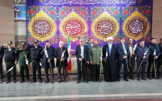 مزار شهدای شهرستان ملارد گلباران شد