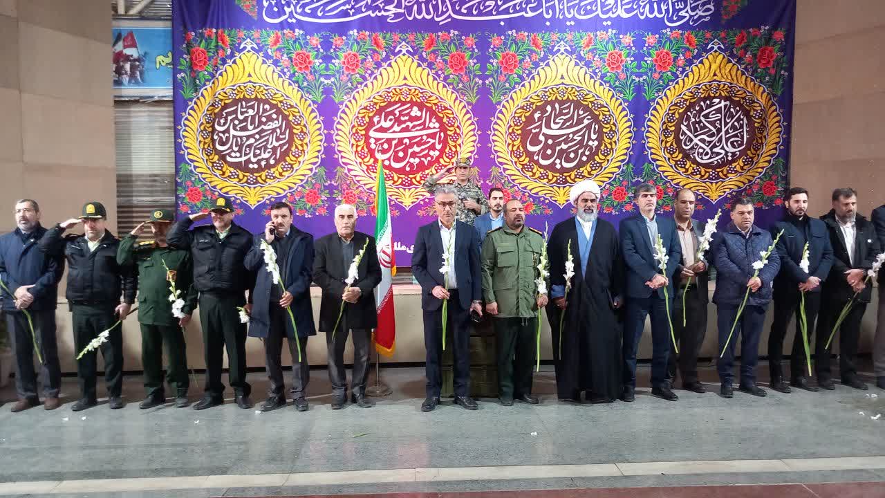 مزار شهدای شهرستان ملارد گلباران شد