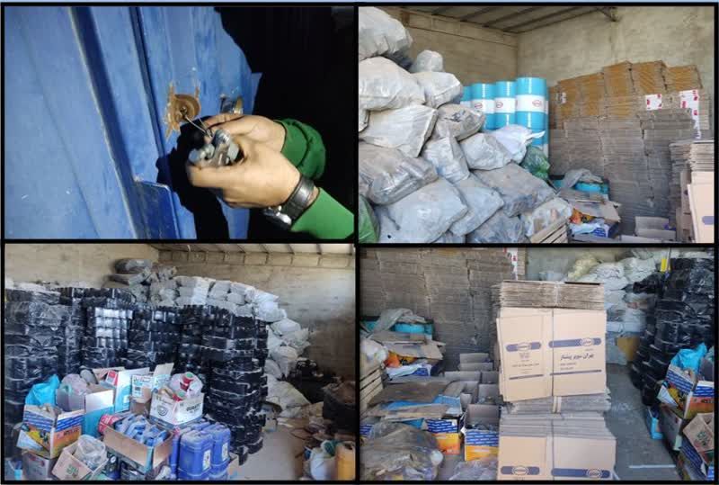 پلمب کارگاه تولید روغن موتور تقلبی در صفادشت