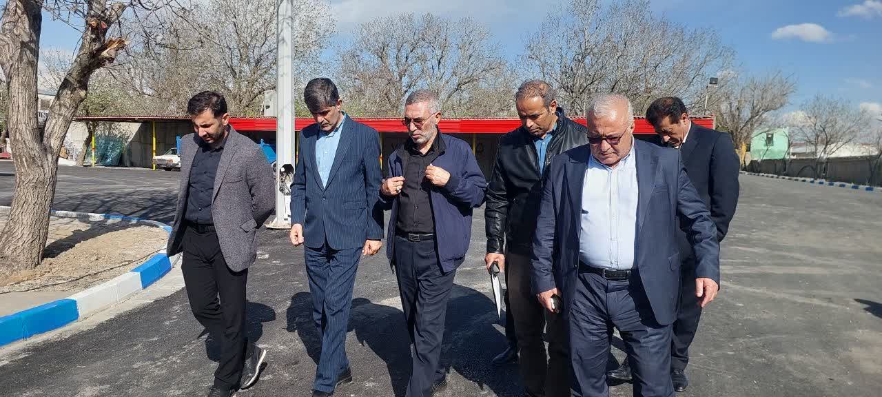 بازدید معاون استاندار تهران از مناطق آسیب‌دیده ملارد