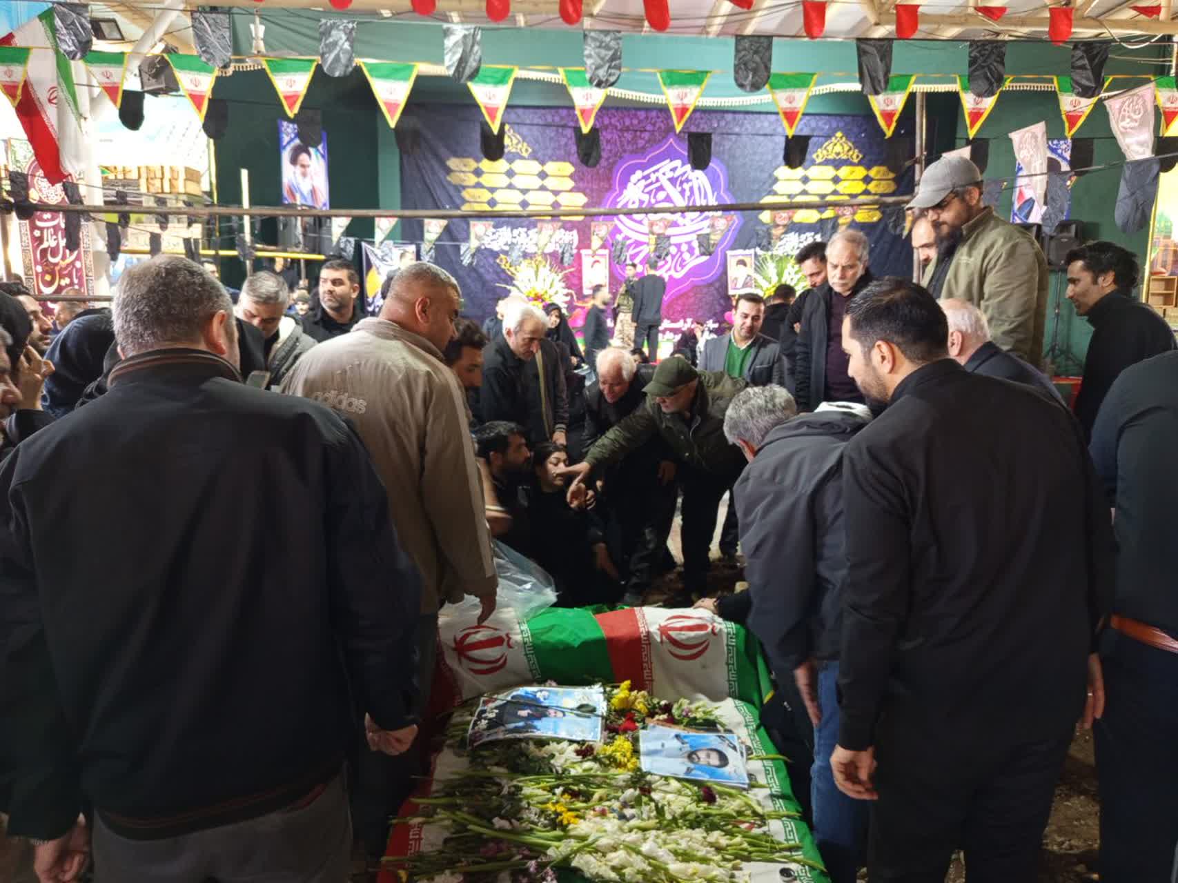 بدرقه‌ باشکوه شهید پوریا کریمی تا آغوش فرشتگان در گلزار شهدای ملارد