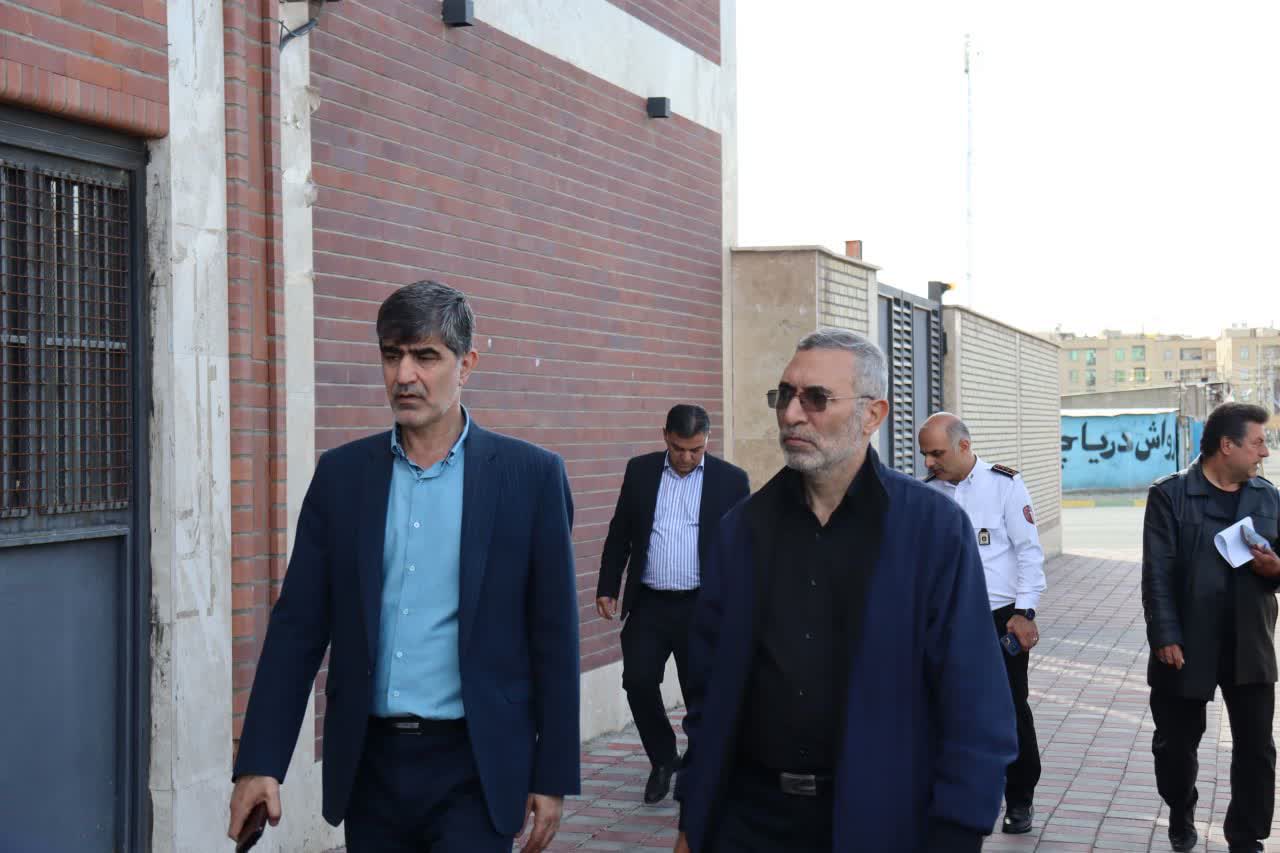 بازدید معاون استاندار تهران از مناطق آسیب‌دیده ملارد