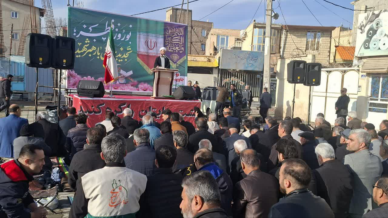 برگزاری نماز عید فطر در صفادشت ملارد