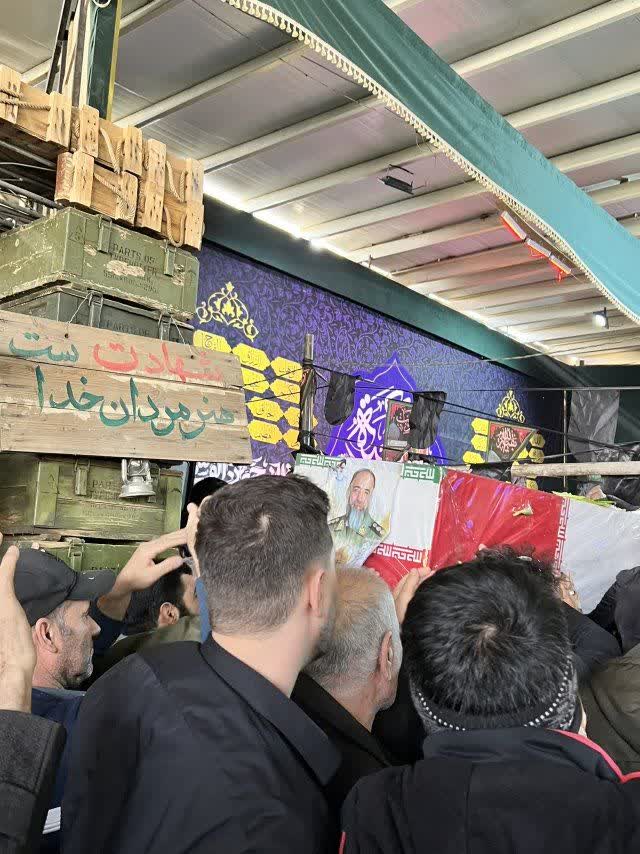 تشییع پیکر مطهر شهید مدافع وطن مجید کاشفی در ملارد