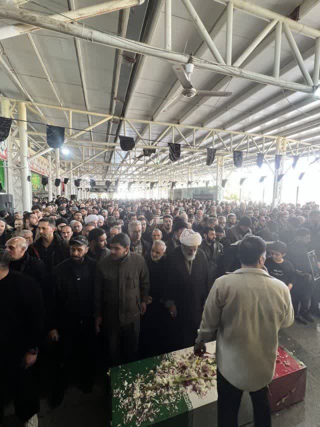 تشییع پیکر مطهر شهید مدافع وطن مجید کاشفی در ملارد