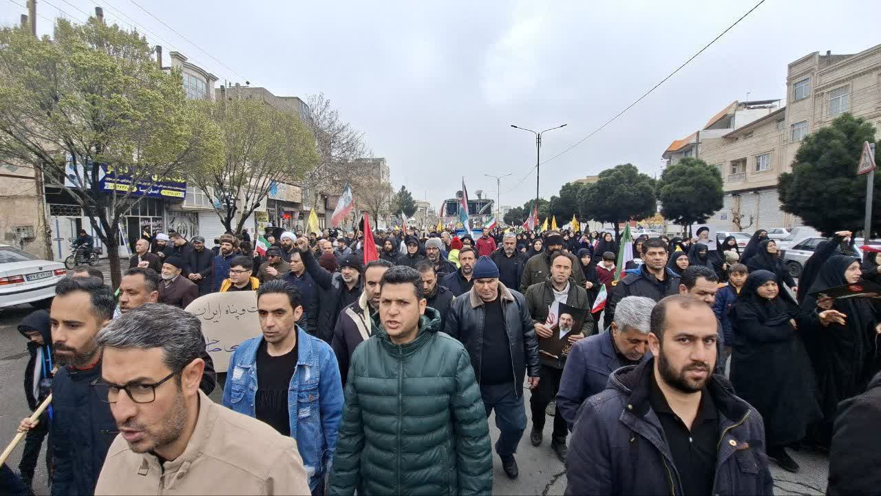 حضور مردم شهرستان ملارد در راهپیمایی روز جهانی قدس