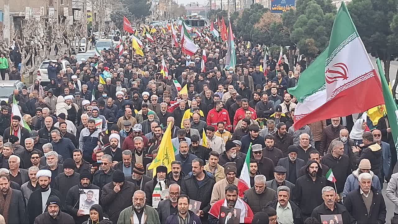حضور مردم شهرستان ملارد در راهپیمایی روز جهانی قدس