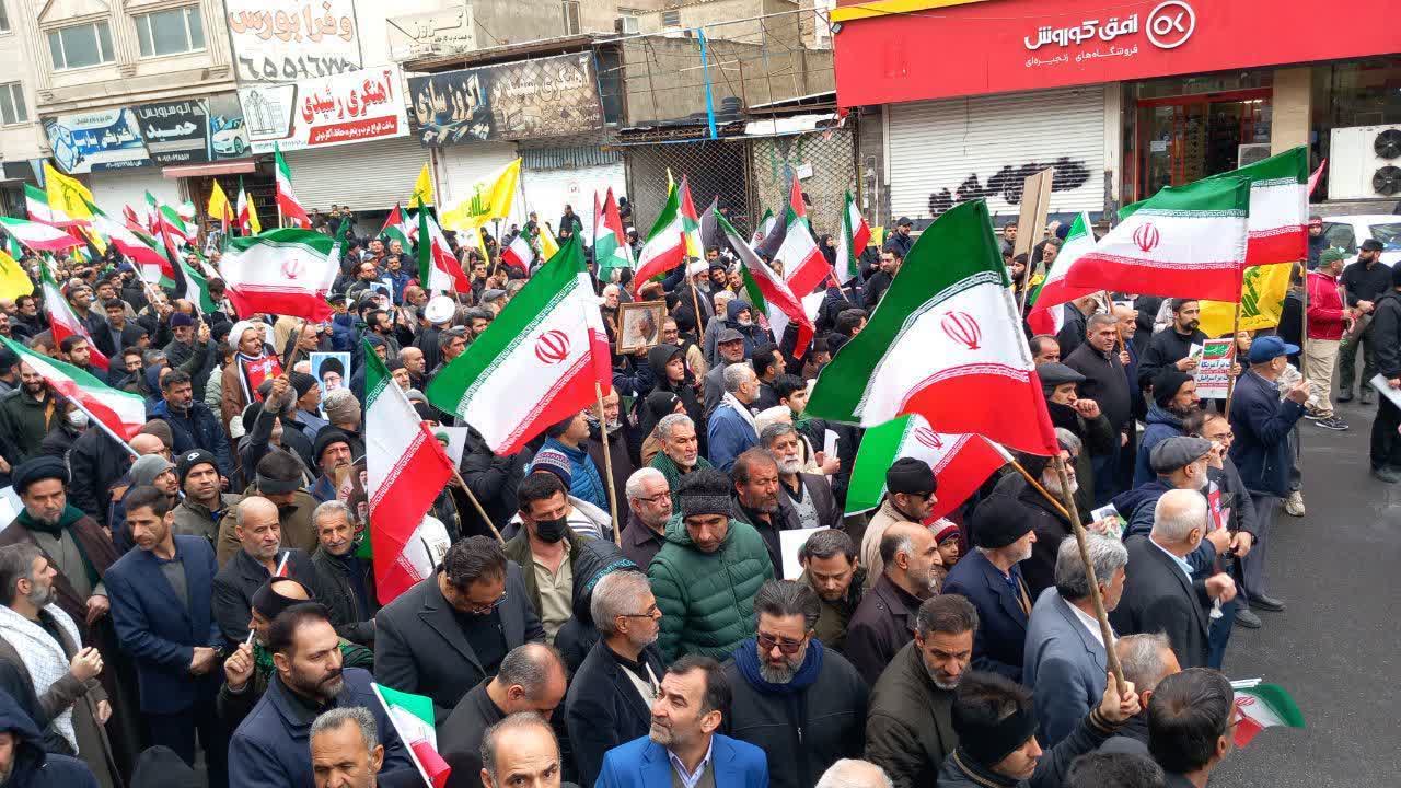 حضور مردم شهرستان ملارد در راهپیمایی روز جهانی قدس