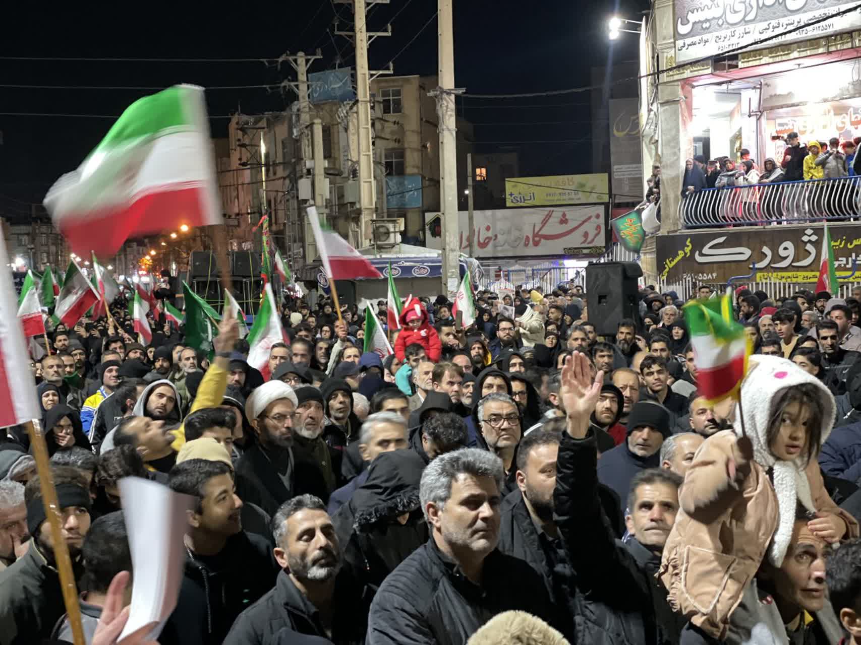 خروش امت حزب الله شهرستان ملارد در پی شهادت امام امت