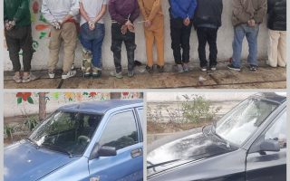 دستگیری ۹ سارق خودرو و کشف ۲ خودروی سرقتی در ملارد