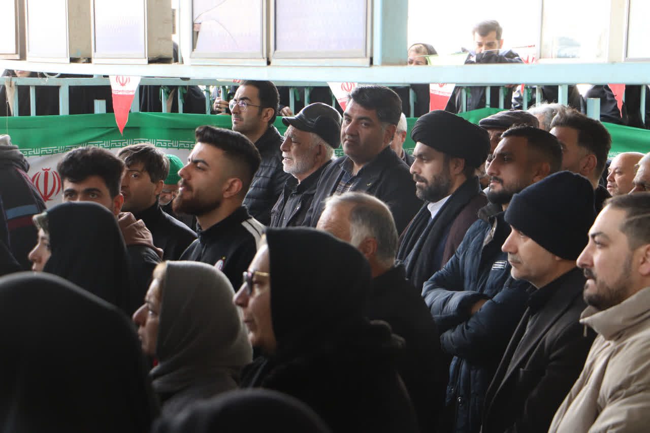 مراسم تشییع شهید حسن اسکندری در ملارد
