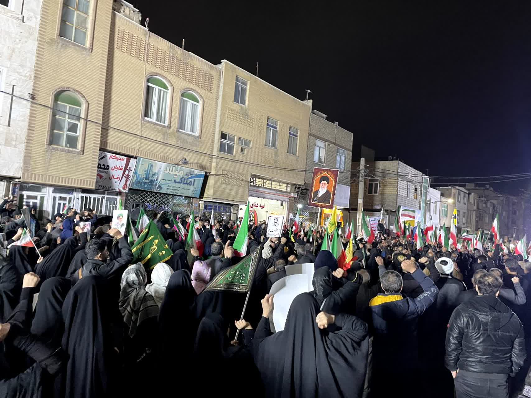 مردم ملارد ، شبی دیگر در سنگرِ خیابان