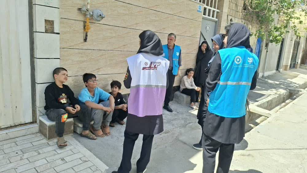 حمایت روانی و اجتماعی از آسیب‌دیدگان جنگی در روستای بیدگنه ملارد