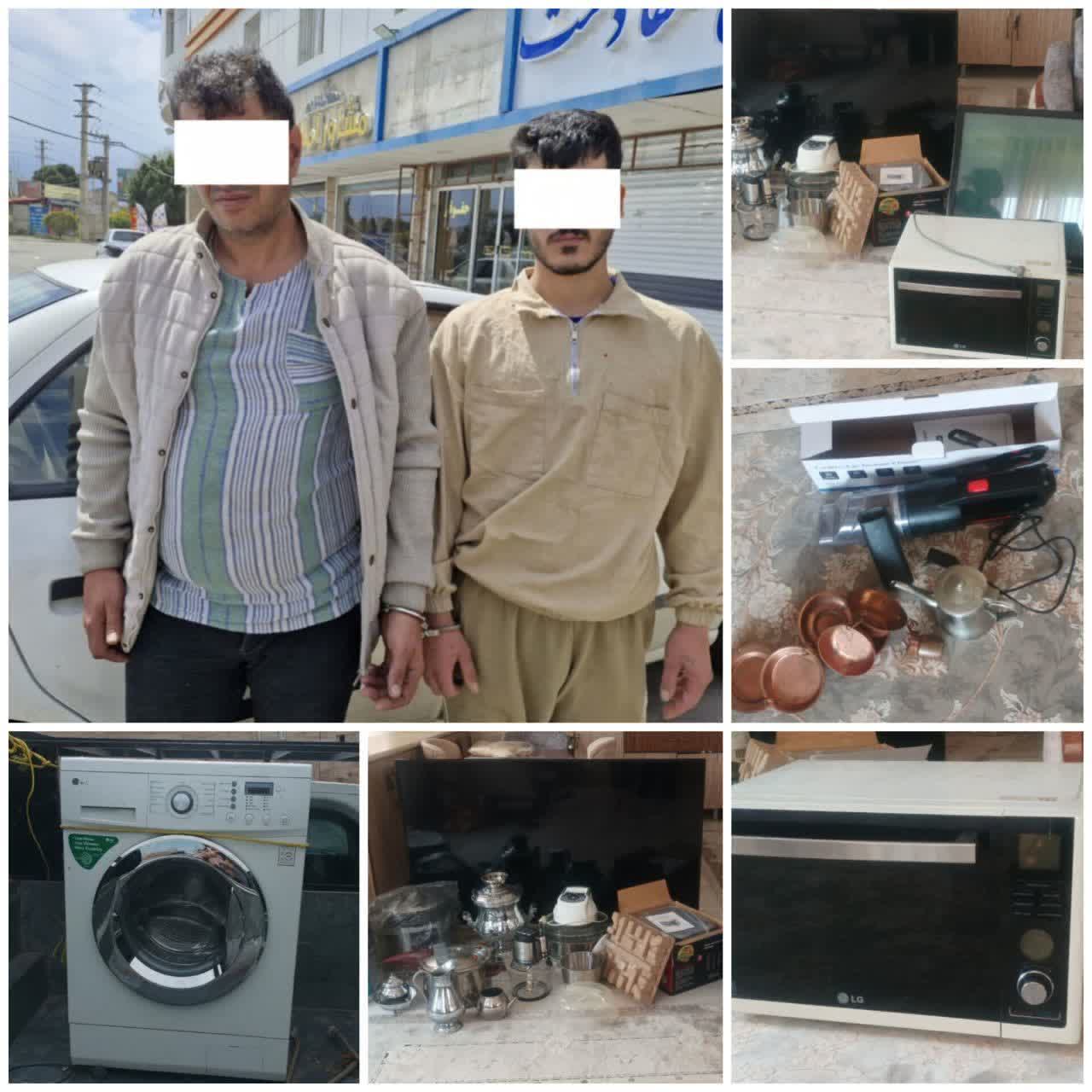 دستگیری ۲ سارق لوازم منزل در یوسف‌ آباد ملارد