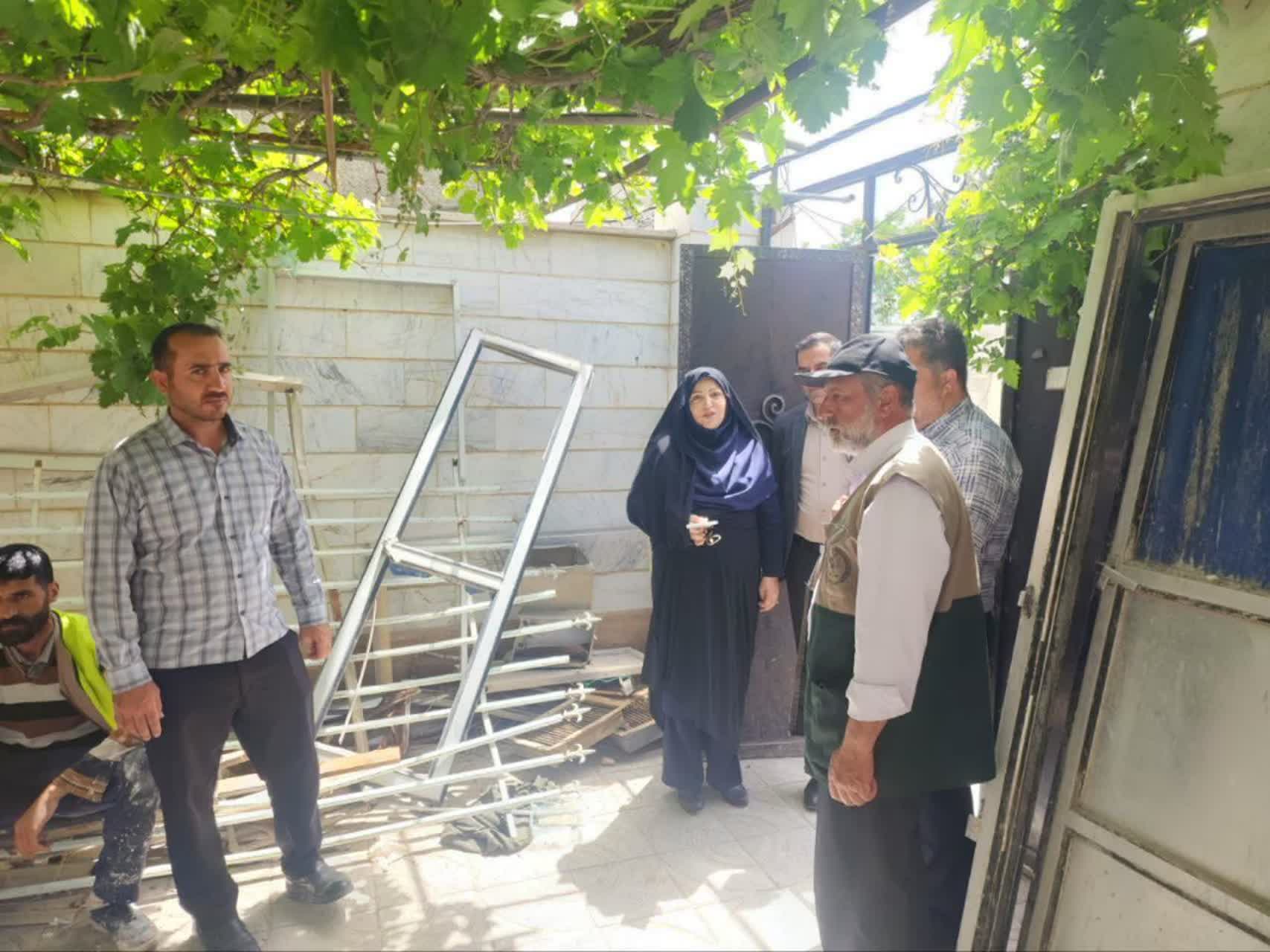 بازدید میدانی بخشدار مرکزی از روستای بیدگنه