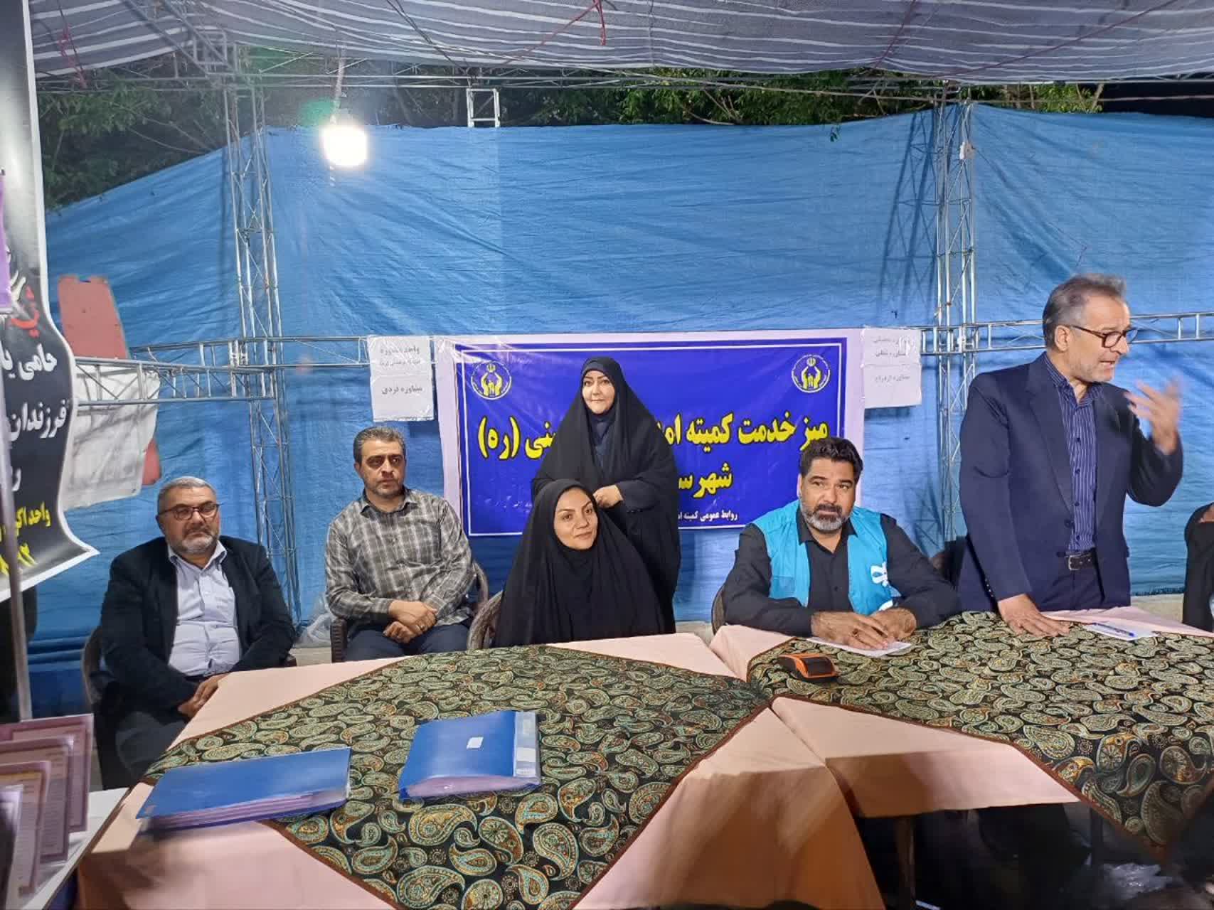تداوم برگزاری میز خدمت شبانه در اجتماعات ملارد