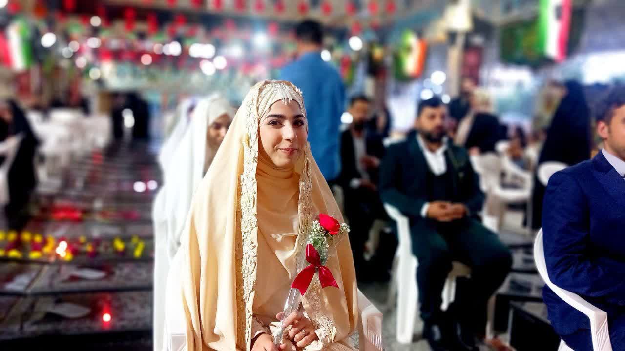 جشن ازدواج ۲۰ زوج جوان در گلزار شهدای ملارد