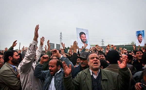 مراسم تشییع شهید تهرانی مقدم برگزار شد