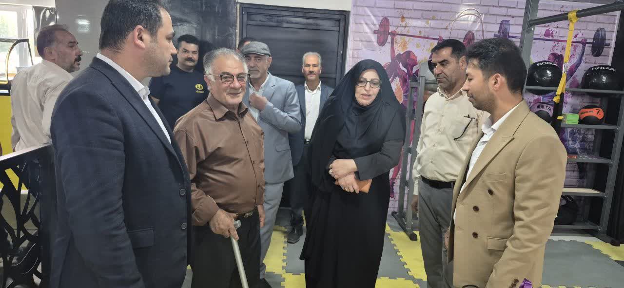 افتتاح آکادمی بدنسازی روستای لم آباد ملارد با حضور بخشدار مرکزی
