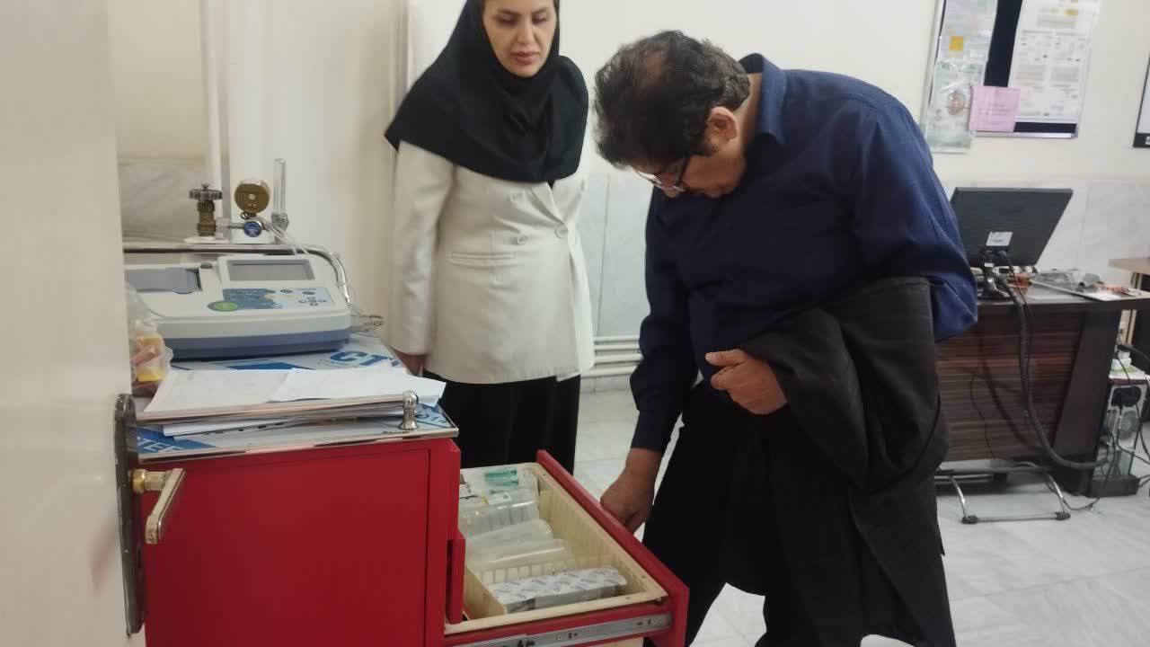 بازدید سرزده سرپرست شبکه بهداشت از مرکز کوثر مارلیک