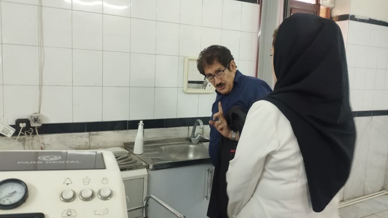 بازدید سرزده سرپرست شبکه بهداشت از مرکز کوثر مارلیک