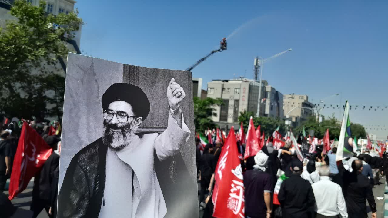 گزارش تصویری؛ حماسه میلیونی تشییع رهبر شهید در تهران