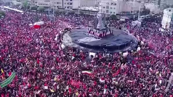 گزارش تصویری؛ حماسه میلیونی تشییع رهبر شهید در تهران