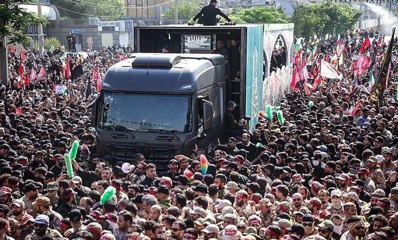 گزارش تصویری؛ حماسه میلیونی تشییع رهبر شهید در تهران
