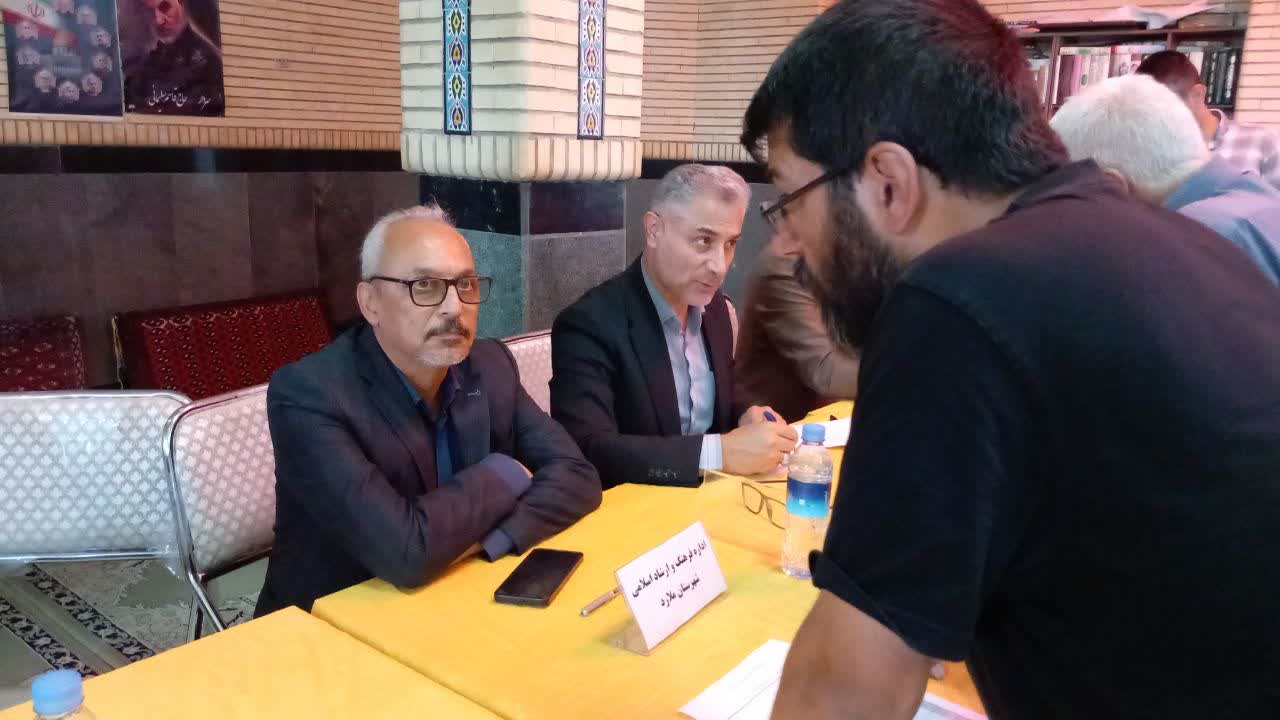 برگزاری میز خدمت هفته دولت در مسجد خاتم‌ الانبیاء مارلیک