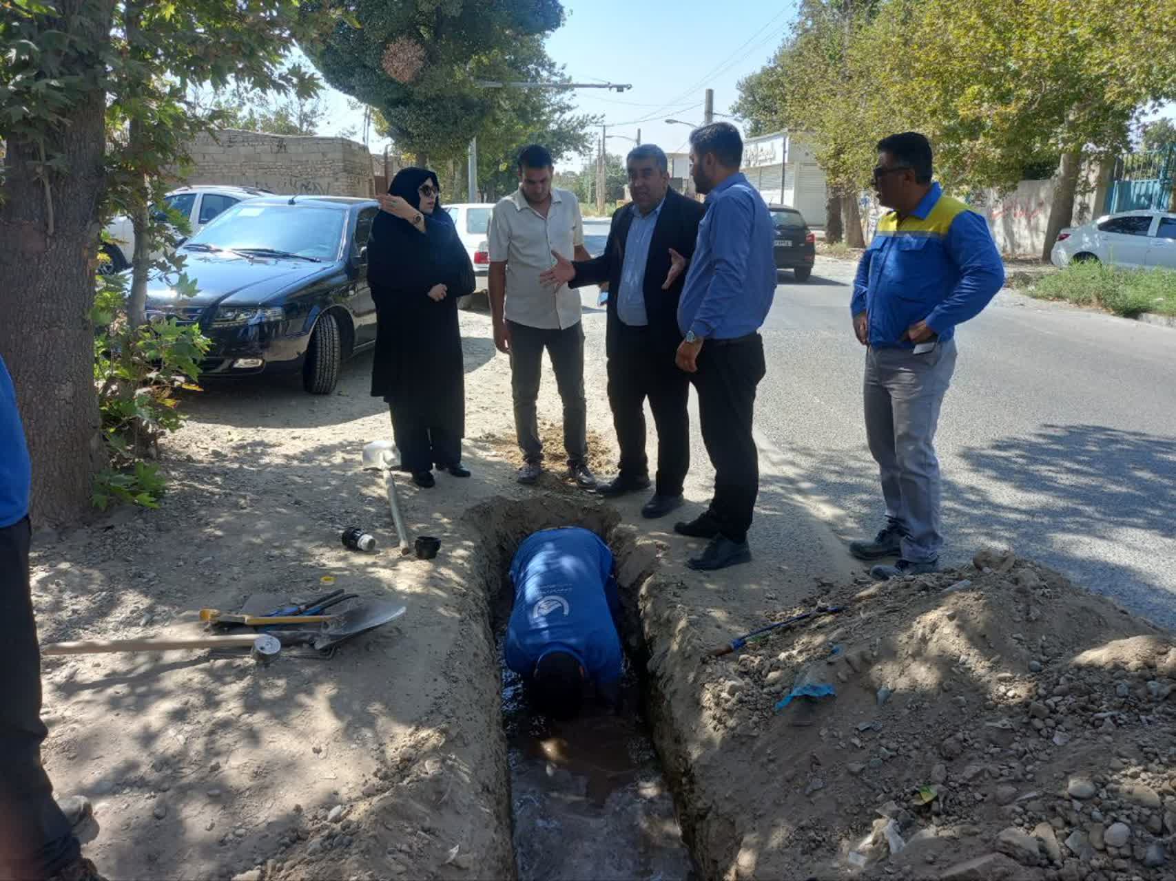 رفع مشکل آب شرب روستای اسفندآباد با پیگیری بخشدار مرکزی
