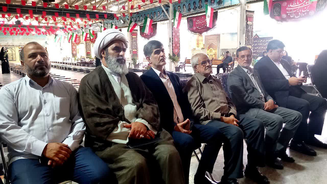 گلباران مزار شهدای ملارد در آستانه هفته دولت
