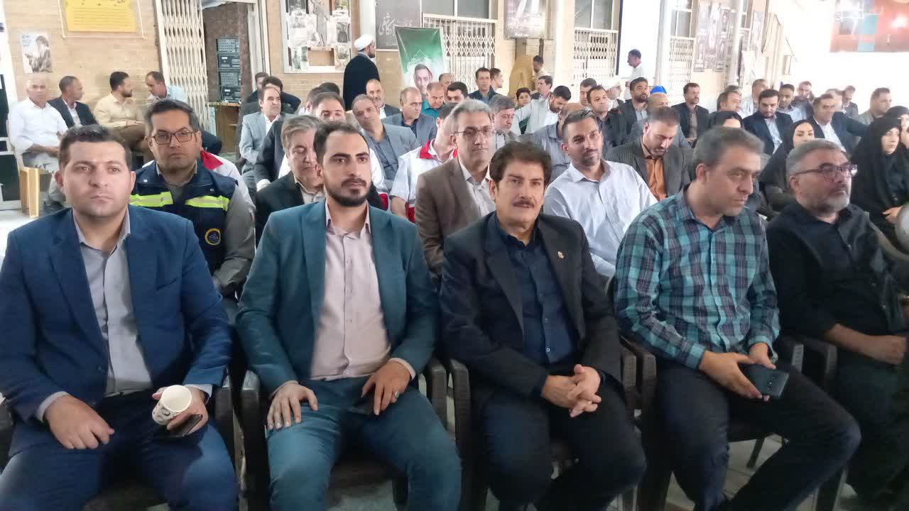 گلباران مزار شهدای ملارد در آستانه هفته دولت